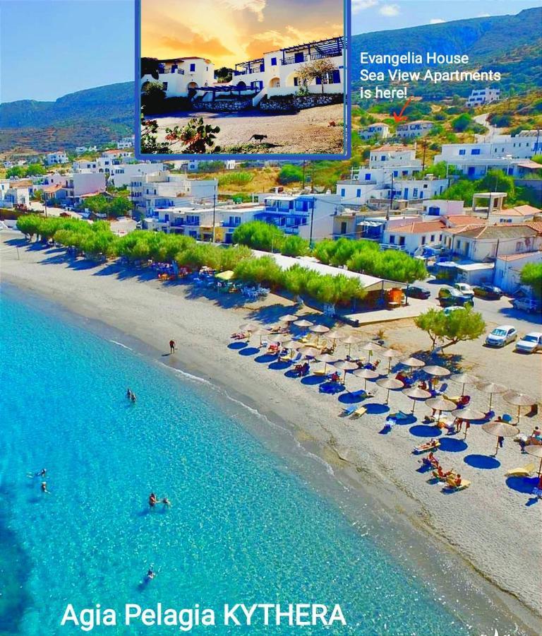 Agia Pelagia  Evangelia House Sea View Apartments מראה חיצוני תמונה